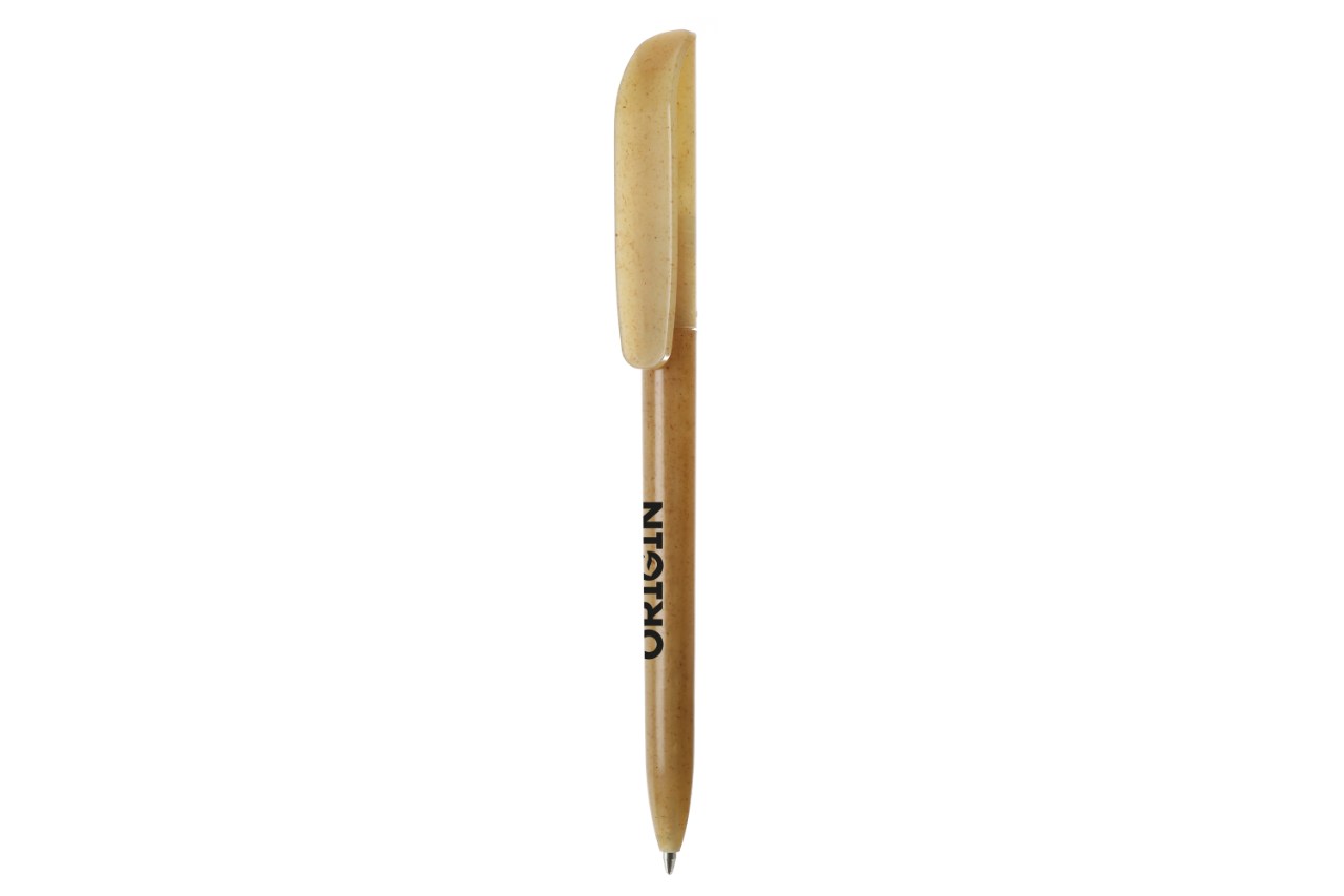<p>Bic developed the Super Clip Origin, made of bio-based material produced from natural polymers, and the 4 Colours Wood Style, the iconic ballpoint pen presented today with a wood-effect grain</p>
